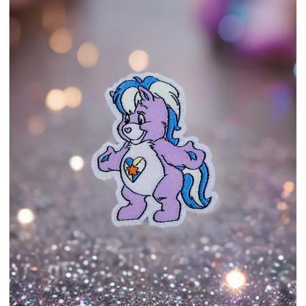 Care Bears Iron On Patch 2” Noble Heart Horse Nostalgia 80s Care Bear Cousin